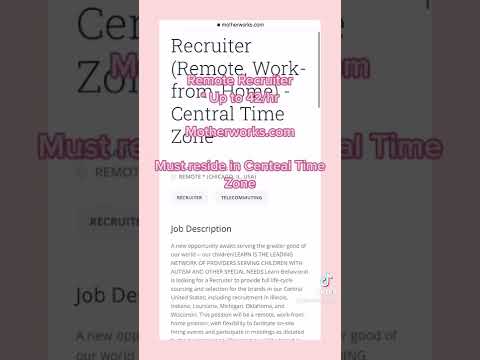 Remote role for Recruiter, make up to $42/hr. #workfromhome #workfromhomejobs #remotejobs2022
