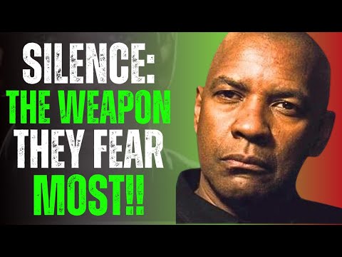 If You Stay Silent, They Will Fear You — Master This Art | Denzel Washington Motivation