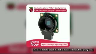 Original Raspberry Pi High Quality Camera, 12.3MP IMX477 Sensor, High Sensitivity, Supports C-Mount