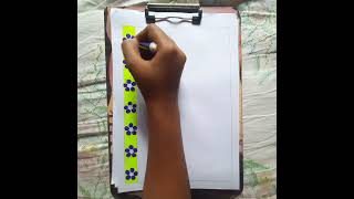 Paper border design#shortsvideo