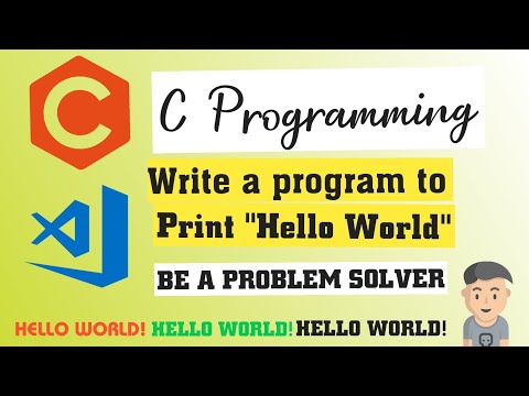 Hello World Program in C | C Question Series | #1