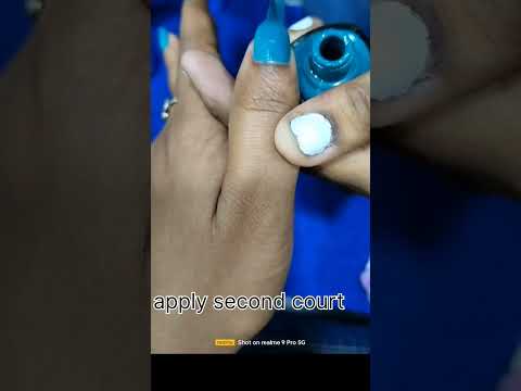 how to apply nail polish like gel | #nails #shortvideo #normallifestyle