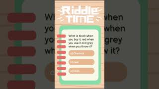 It's Riddle Time #riddles #shorts