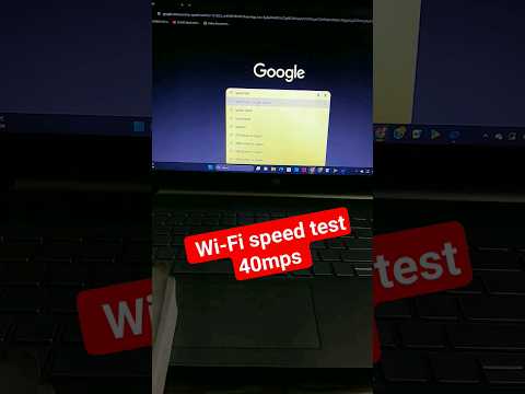 Wi-Fi speed test 50mps Airtel broadband #shortvideo