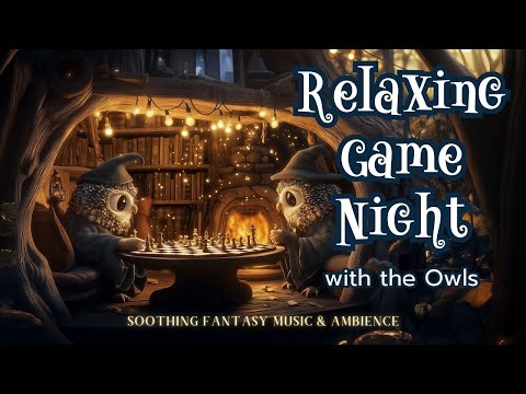Quiet Chess Night with the Owls • Forest Ambience for Calm Reading