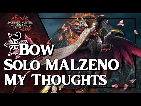 [MHR SB] Bow Solo Malzeno + My Thoughts on the Demo