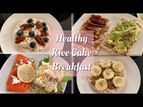 低カロリーなのに美味しい朝食‼︎ライスケーキ‼︎ Healthy　Rice Cake Breakfast‼︎