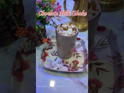 chocolate milkshake | chocolate milkshake recipe | chocolate milk |#chocolate #shorts #viral