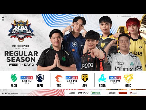 🔴 LIVE | MPL PH S15 | FILIPINO - Week 1 Day 2