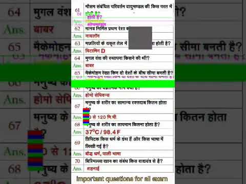 इस बार के exam में इससे बाहर का नही आयेगा!😱😱#gk#gkgssscgd #uppolicegkgsquestion #sscexampreparation
