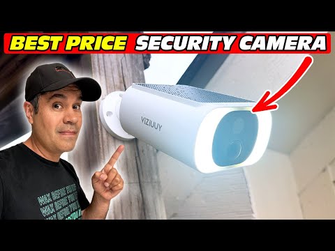 SOLAR POWERED Viziuuy Security Camera Outdoor • Wireless • REVIEW