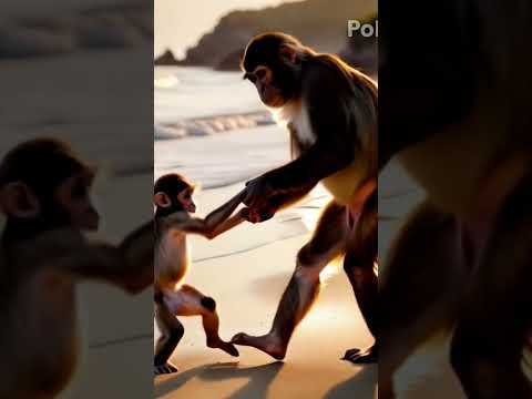 Monkey dancing 😍 #dancevideo  #shorts #viral#monkey #dance