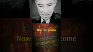 BHAGAVAD GITA & Oppenheimer dialogue: The Connection 🕉️🌍 #oppenheimer #bhagavadgita