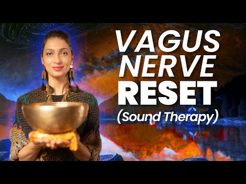 Vagus Nerve Reset for Sleep | Sound Bath Healing Meditation for Bedtime | Tibetan Singing Bowls