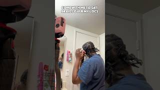 best protective style I’ve tried over my locs yet 😍 love love love #hairtransformation #locs