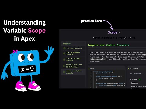 Variable Scope in Apex | Salesforce Development with hands-on practice