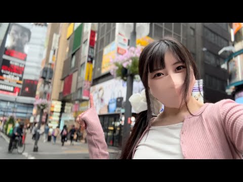 【ノーブラ散歩】昼の歌舞伎町でノーブラ散歩【大胆露出】