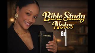 Bible Study Notes With Artwork (Genesis 1-4) 