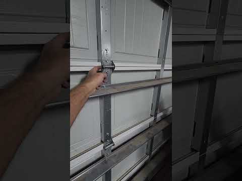 How to eliminate a squeaky garage door.  Silence your loud operating garage door / opener operation.