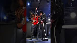 Michael Jackson with Slash Live 'BEAT IT'