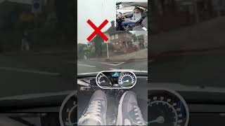 How to gear down at high speeds before turning #manualcar #shorts