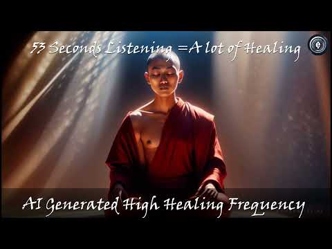 53 Seconds of Healing experience. AI-Generated Regenerative Frequency: Release Stress, Become Calm