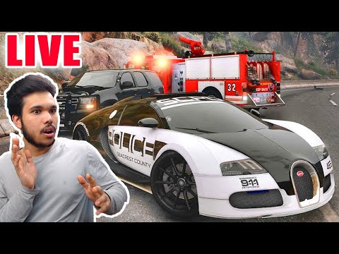 Polce Chase In GTA 5 RP- Playing for the first time