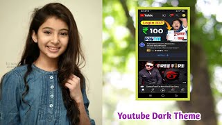 How to enable youtube dark theme || Monuj Dutta