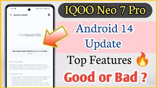 IQOO Neo 7 pro funtouch os 14 crazy features 🔥 | IQOO neo 7 pro Android 14 update ! Android 14 beta