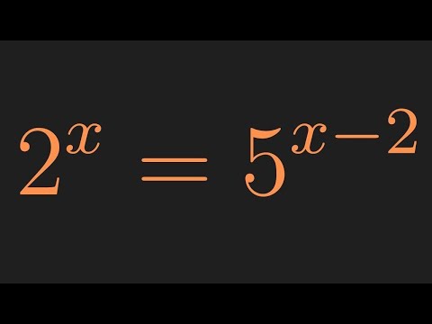 EXPONENTIAL EQUATIONS with different bases WITHOUT a calculator