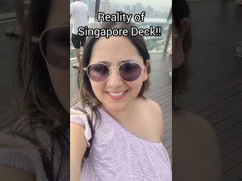 The reality of SkyDeck Singapore!! Check full video.. #traveltips #singaporetravel #exploresingapore
