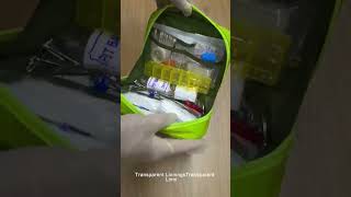 colorful first aid kit #firstaidbox #firstaid #travel#survivalkits #firstaidatwork
