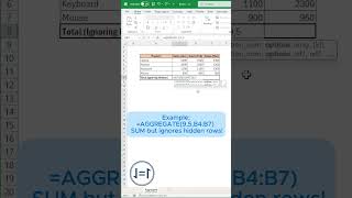 Day #125   AGGREGATE The Ultimate Data Cleanup Tool   #exceltips #learnexcel #excel #exceltricks