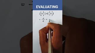 Evaluate the fraction #maths #mathmatics #evaluation