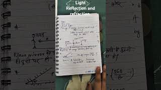 #light #reflectionandrefraction  #ctet#shorts #shortsnotes #ncert #science #physics