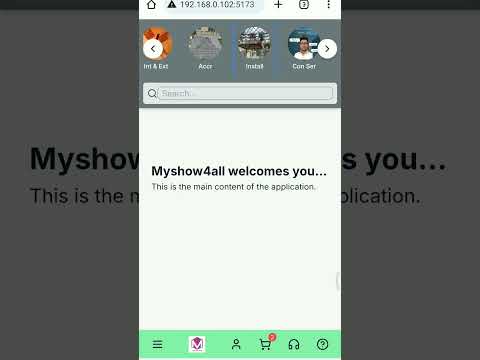 Main App - Navbar and Bottom Navbar