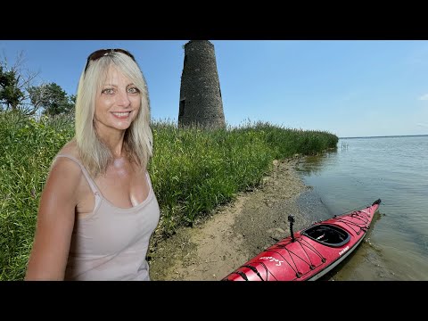 Paddling to a Relic on Green Bay