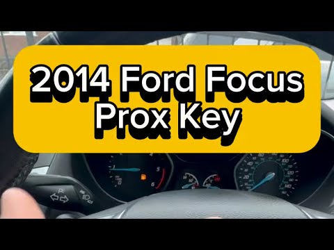 TDB1000 - 2014 Ford Focus - Spare Prox Smart Key Programming