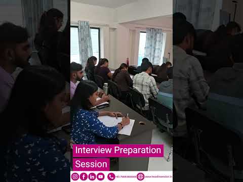 #interviewprep Session | Highlights of our recent Interview Preparation Session @twodimensionpune