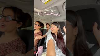 Our First Ever *Road Trip* To Vrindavan 🪷🦚🥹🩷✨ || Tejasvi Rajput || #ytshorts #minivlog