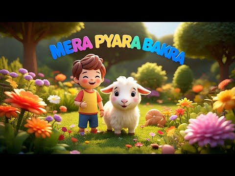 Mera Pyara Bakra 🐐 | Urdu Hindi Poem for Kids | @DooDahDoo Nursery Rhymes & Kids Songs
