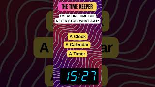 ⏰ "The Keeper of Time – Can You Crack This Riddle?"#shorts