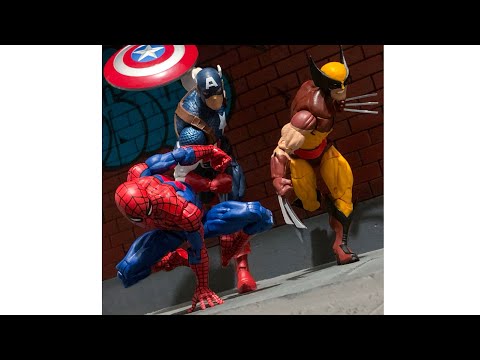 Marvel legends toy photography