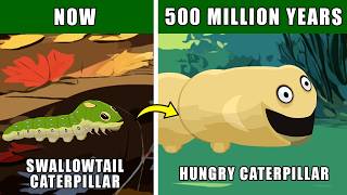 Giant Hungry Caterpillar Speculative Evolution: How Caterpillar May Evolve Neoteny & Extreme Length