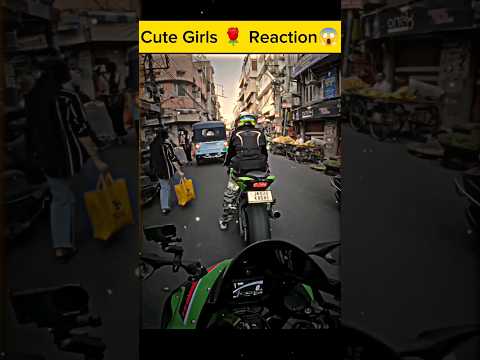 Cute Girls 🌹 Reaction 😱 l Crazy 🥵 Bike Rading😈😎I Girl 💋 Reaction 😱IJannuSunte I #shorts #jannustuntz