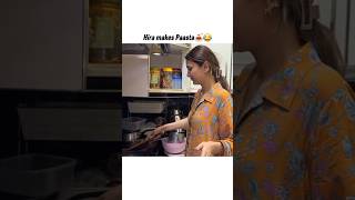Hira Makes Pasta🍝😂#hirafaisal #sistrology