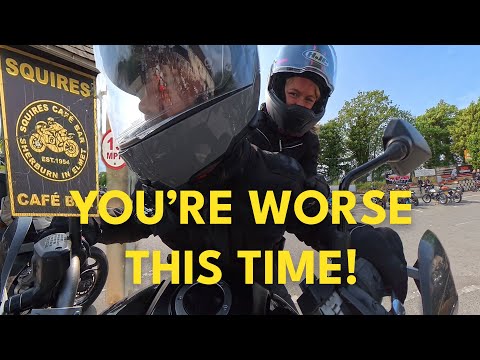 Lost & Lumpy! 2nd Ever Pillion Ride to Squires Café