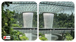Jewel Changi Airport | Indoor waterfall #shorts