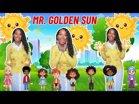 Mr. Golden Sun| Learning with Ms Houston| Kid Songs