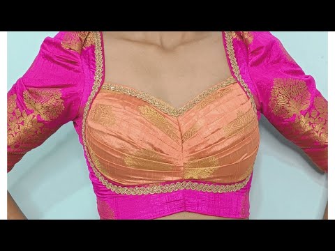 Madhubala blauj dizain cutting |मधुबाला ब्लाउज़ डिज़ाइन | stylish blouse @Pooja's_Saree_Sensations